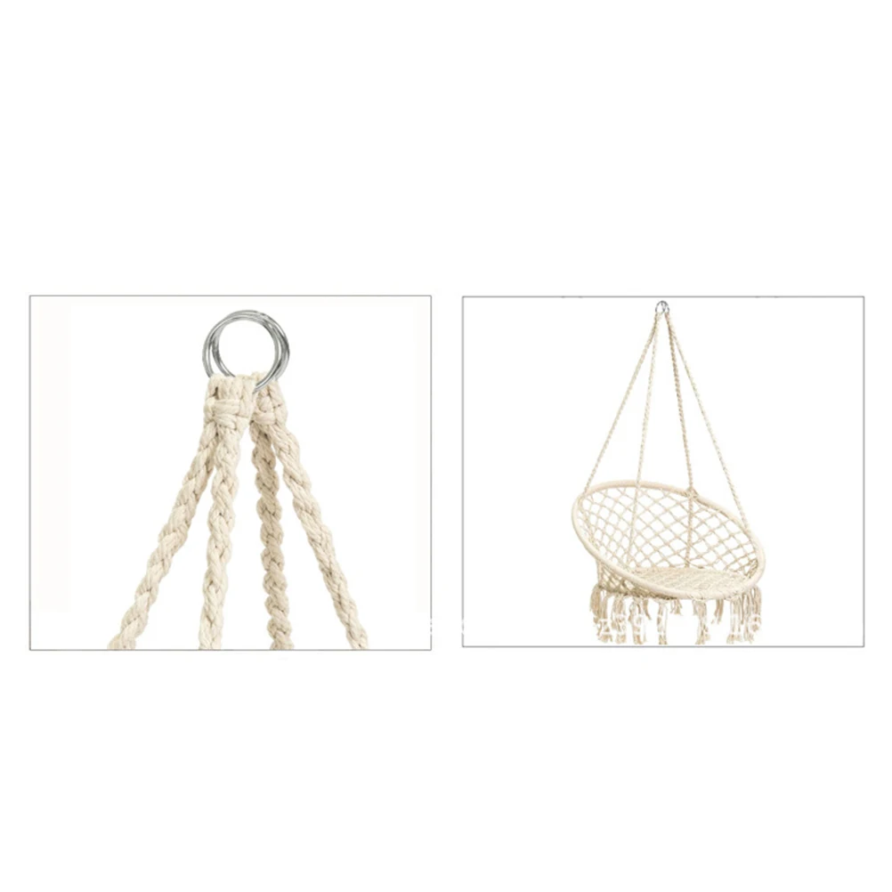 

Hanging Chair Accessories Arjih Swing Balcony for Bedroom Macrame Chairs Swivel Bracket Hammock Chain Buckle Metal Adults