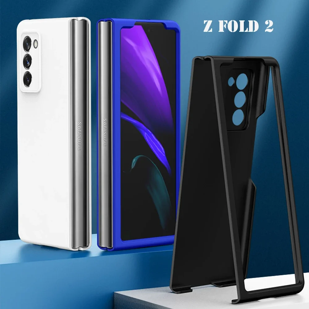 

Candy Color Skin Friendly Matte Case For Samsung Galaxy Z Fold2 Slim Hard PC Shockproof Bumper Back Cover Phone Case Z Fold 2 5G