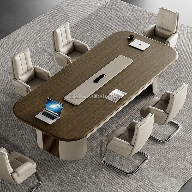 

Zitai Office Furniture Conference Tables Modern Small Panel Training Rectangular Office Desks And Chairs Hiegh Meeting Table