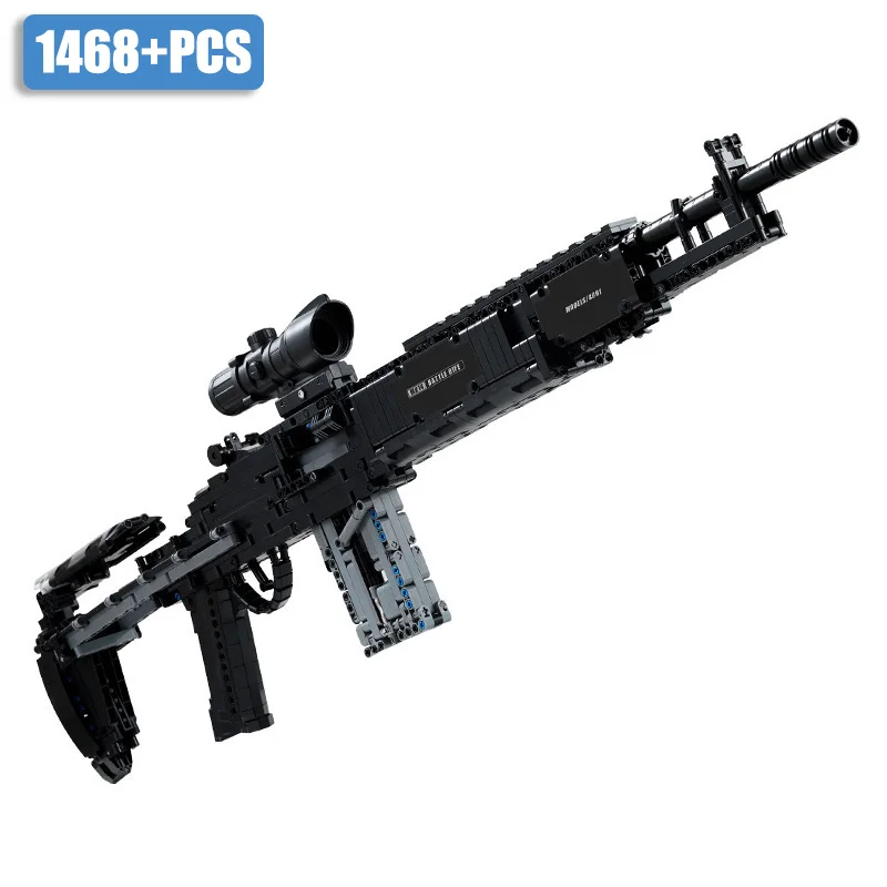 Militair geweer MK14 Battle Rifle Leger M24 Sniper Rifle Model Bouwstenen Set Bricks Kits Speelgoed voor kinderen Jongens Geschenken