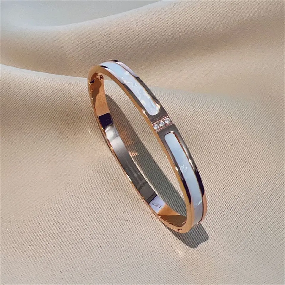 Zirconia Bracelet Set for Women | Stainless Steel Bangles