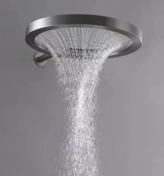 MENHONYI High Quality 20 inch Rainfall Rain shower head Brass SUS304 Stainless steel Luxury Wall Mounted Round Top Shower head