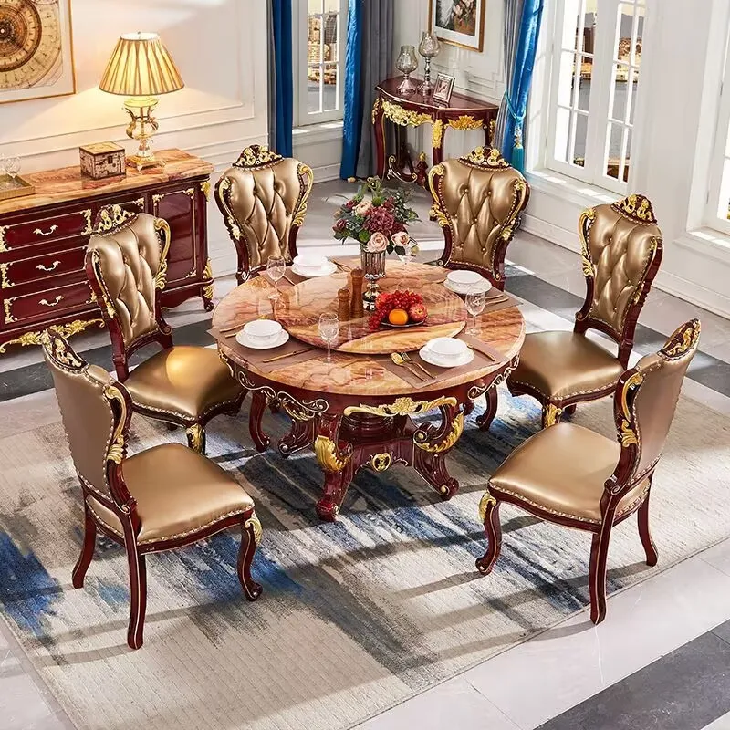 Centro de madeira mesa jantar mármore luxo lounge bistrô lado crianças mesa jantar console redondo mesas de jantar móveis para casa