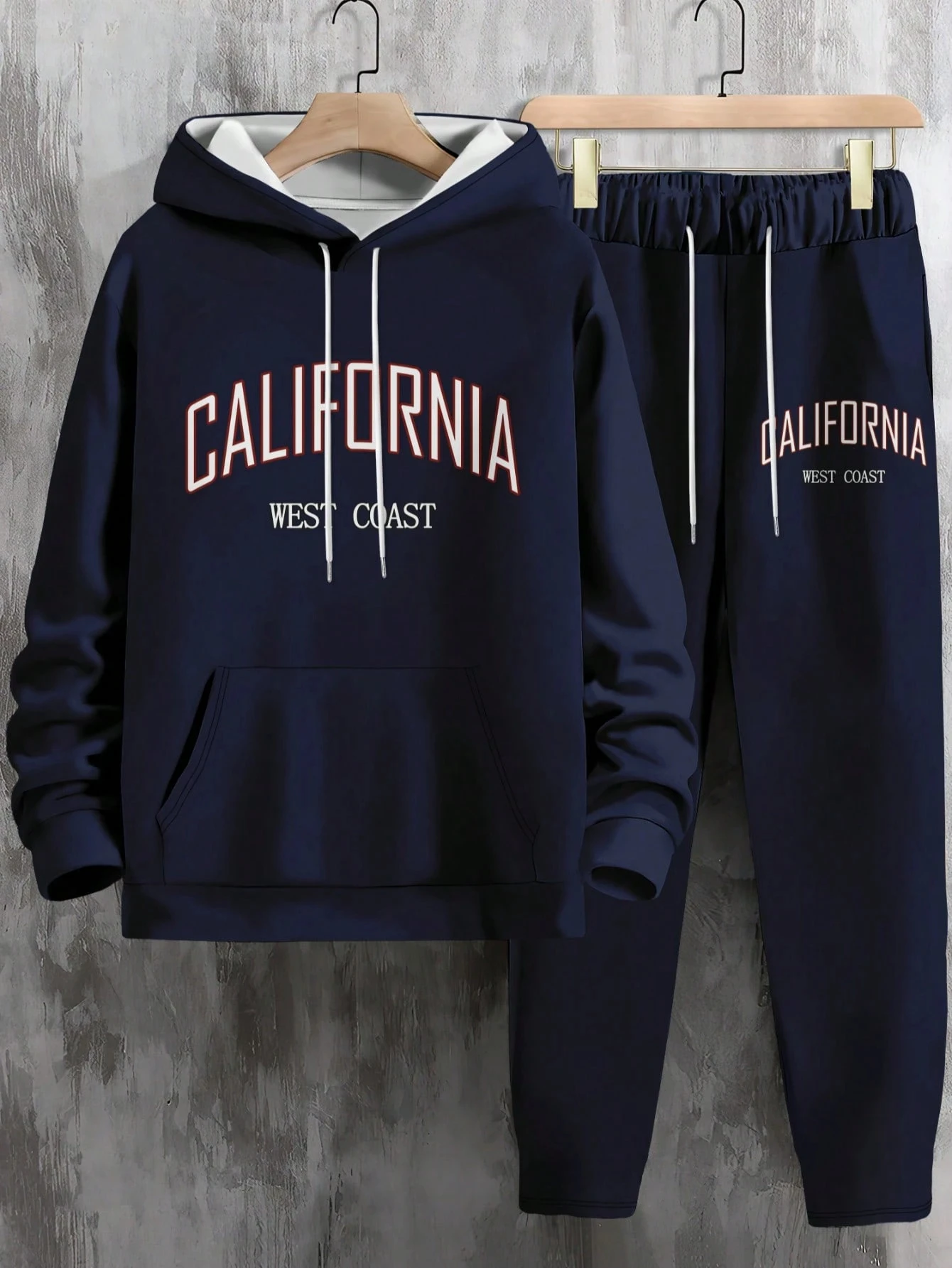 

Осенне-зимний бестселлер Y2Мужской спортивный костюм с 3D-принтерными буквами, модный тренировочный комплект, повседневный удобный комплект из 2 предметов