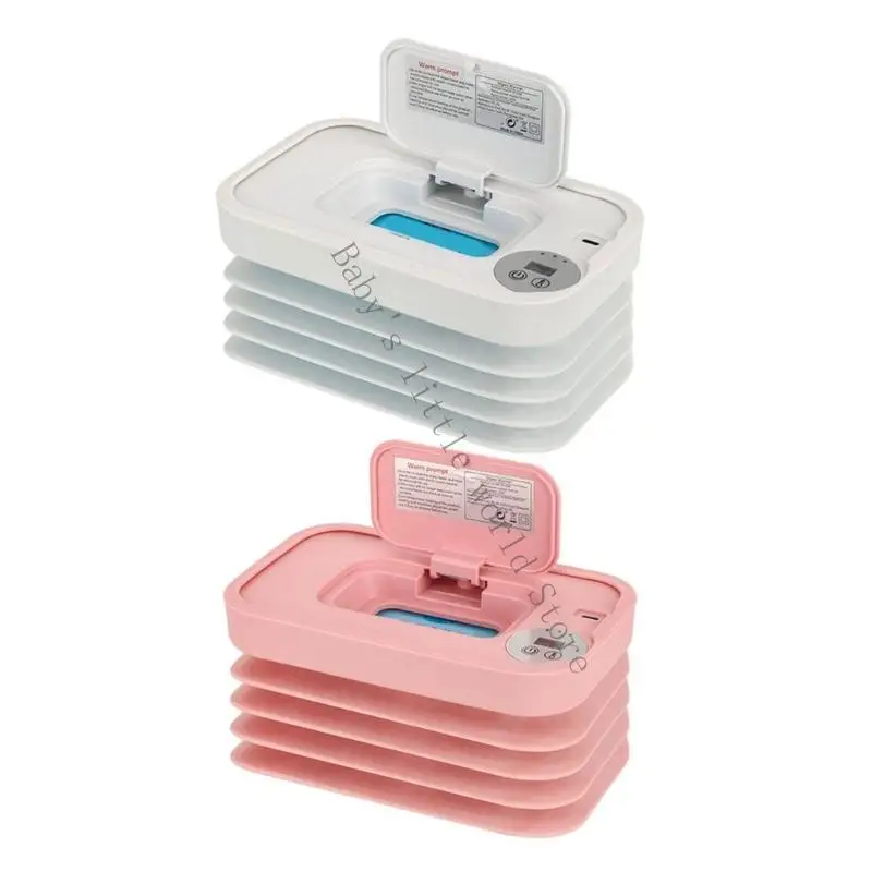 درجة حرارة قابلة للتعديل مناديل مبللة للأطفال أكثر دفئًا قابلة للطي للجسم وظيفة تسخين سريع مناديل مبللة للعناية بالبشرة الحساسة