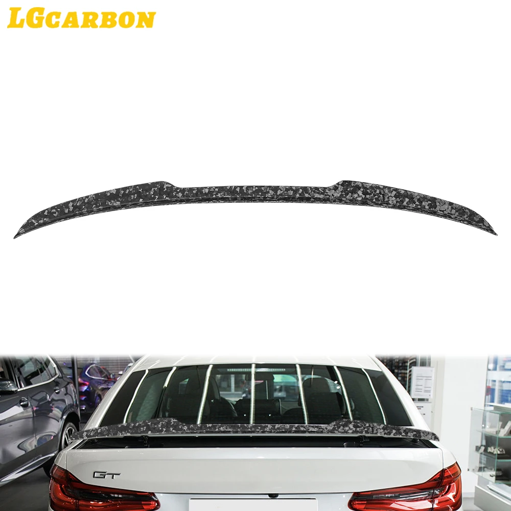 

LGcarbon For BMW 6 Series GT G32 2021 Real Carbon Fiber roof spoiler Back Trunk Tail Wing