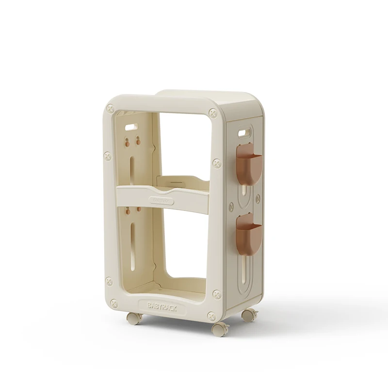 

newest snack rack easy to install children Furniture Toys plastic storage Cabinet book shelf toys Storage shelf for kids