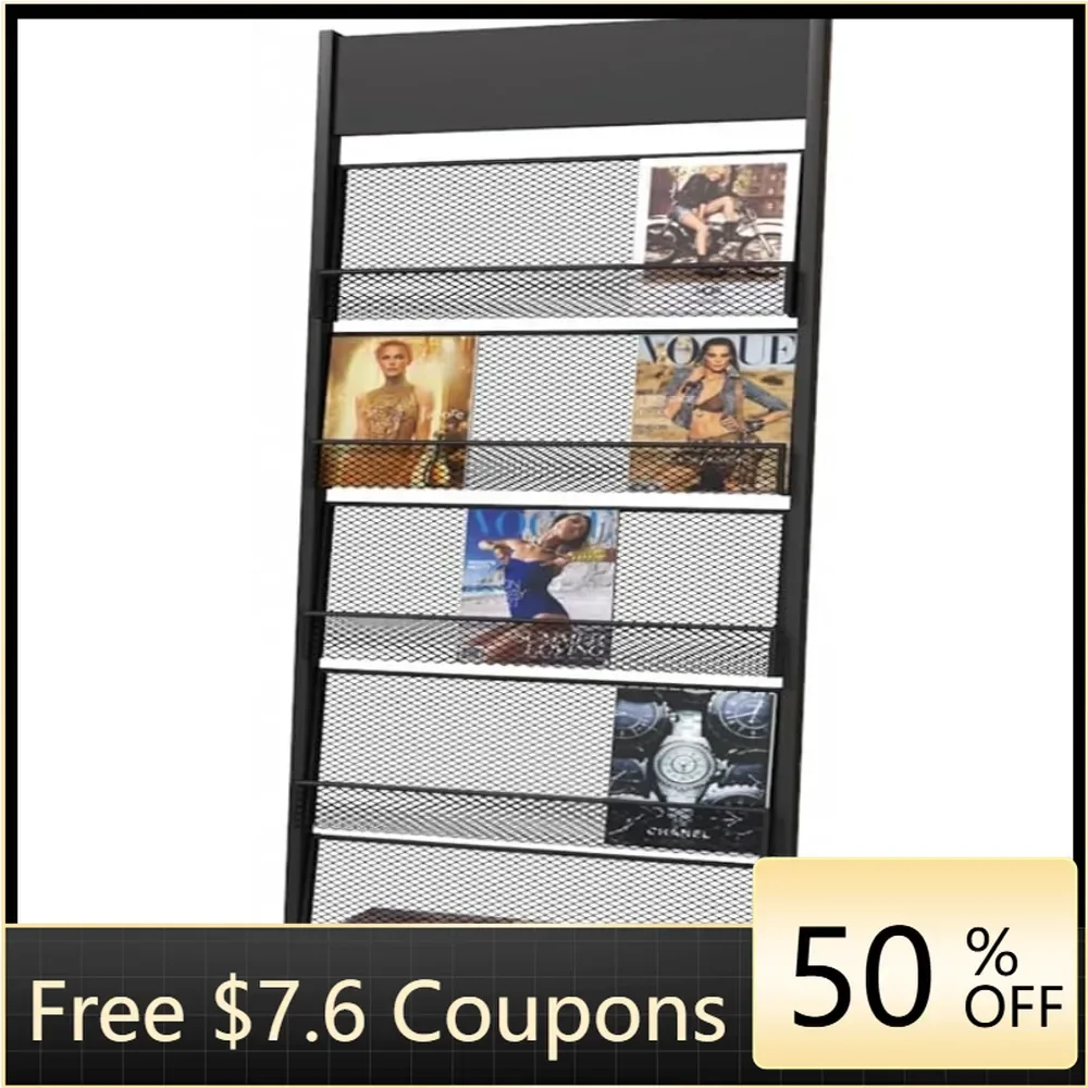 Brochure Display Stand for Offices and Public Reception Area Book Shelf Magazine Rack Office Furniture