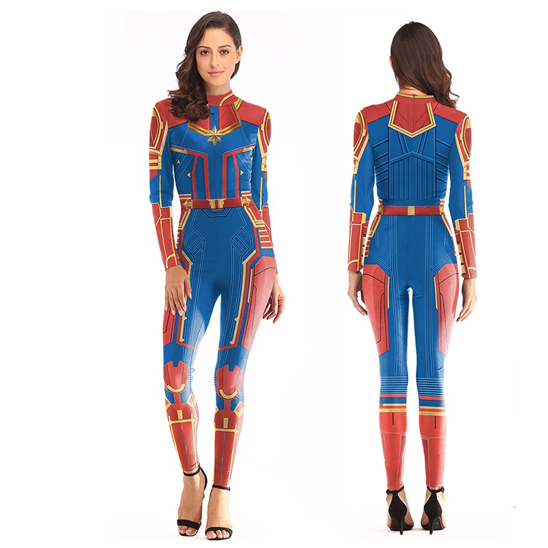 Capitan Iron Man mistica supereroe tuta Catsuit Sexy nero vedova costumi Cosplay di Halloween donne body vestito