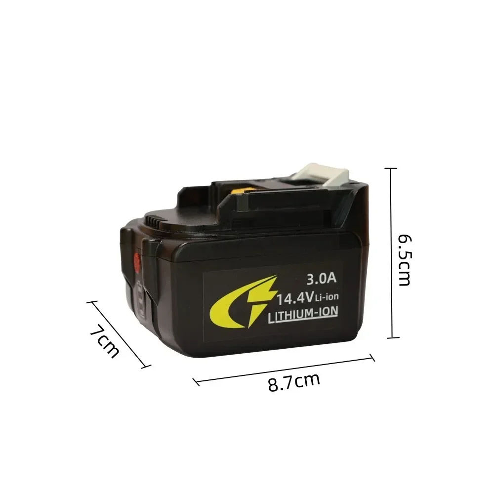 14.4V 3.0Ah 3000mAh Lithium-Ion BL1430 Rechargeable Battery for Makita Cordless Tools BL1440 DA340DRF BDF343 Free post