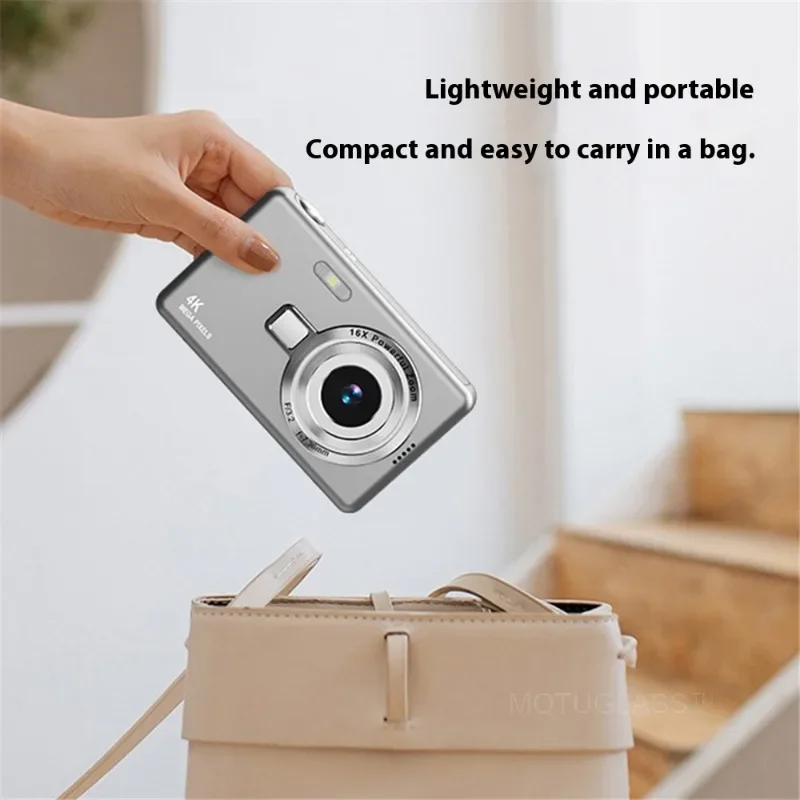 Vintage Digital Camera for Students HD CCD Point and Shoot Beginner DSLR Camera Perfect Gift for Teens and Young Adults