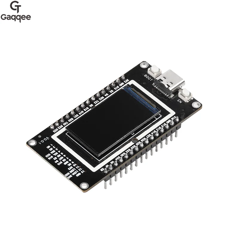 1,14-дюймовый 1,9-дюймовый ЖК-экран ESP32, плата разработки Wi-Fi Bluetooth, встроенный модуль Type-C