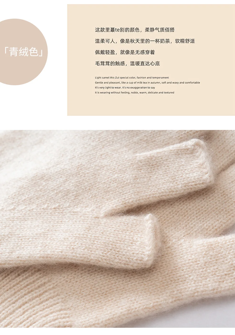 High Quality 100% Pure Cashmere Half Finger Gloves Women Soft Warm With Fourchettes Knitted Gloves For Driving Outdoor Sports