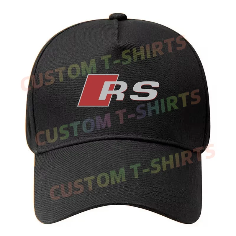 Black Cap Audis RS Line Race Style Baseball Cap Snapback Caps Casquette Hats Fitted Casual Gorras Hip Hop Dad Hats Unisex