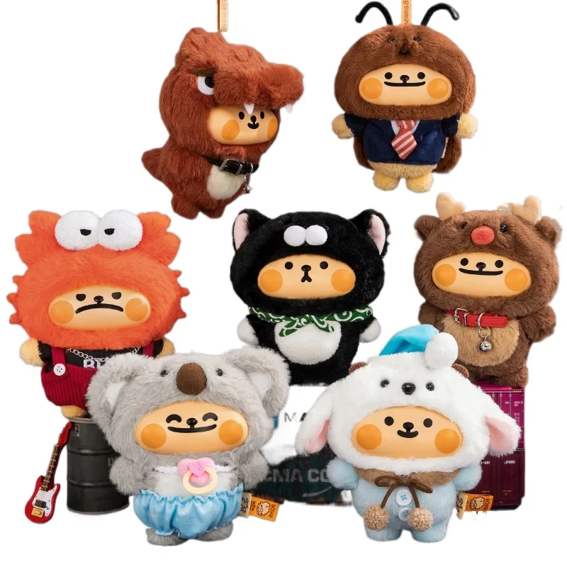 

Bearisbug Abstract Insect Series Vinyl Plush Blind Box Cute Doll Ornaments Trendy Play Plush Pendant For Birthday Gift