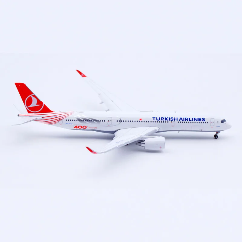 XX40171A Alloy Collectible Plane Gift JC Wings 1:400 Turkish Airlines Airbus A350-900XWB Diecast Aircraft Model B-HUO Flaps Down