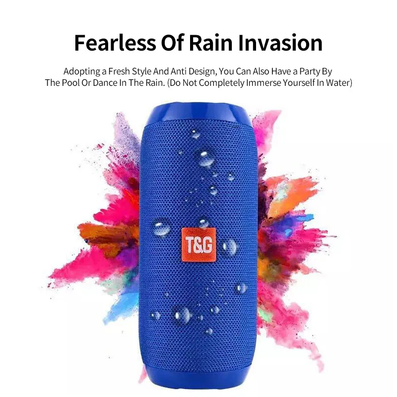 

Wireless Bluetooth Speaker Small Portable Outdoor Hands Free Waterproof Loud Party Bass Music Subwoofer Stereo Bluetooth Speaker