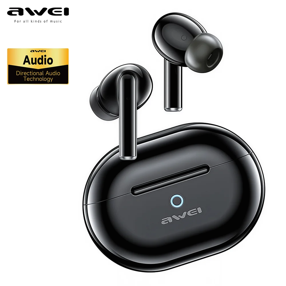 

Awei S1 PRO ANC наушники Bluetooth 5,3 активное шумоподавление беспроводные наушники ENC гарнитура наушники без рук