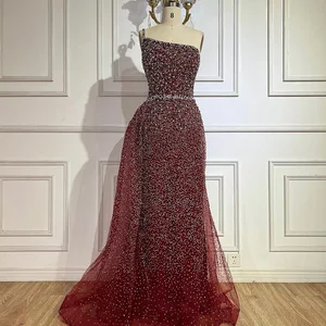 Serene hill turquesa sereia um ombro com overskirt frisado vestidos de noite 2024 personalizado la72144 6 principais vendas vestido aquamarine - №6