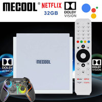MECOOL KM2 PLUS DELUXE Android 11 Certified TV BOX Google TV Dolby Vision Atmos 4GB DDR4 32GB 1000M LAN WIFI 6 4K Stream TVBOX