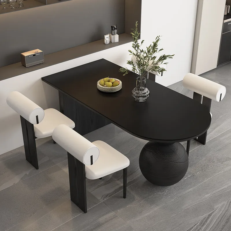 Wall Chairs Dining Table Nordic Modern Study Luxury Lounge Dining Table Mid Century Designer Mesas De Comedor Kitchen Furniture