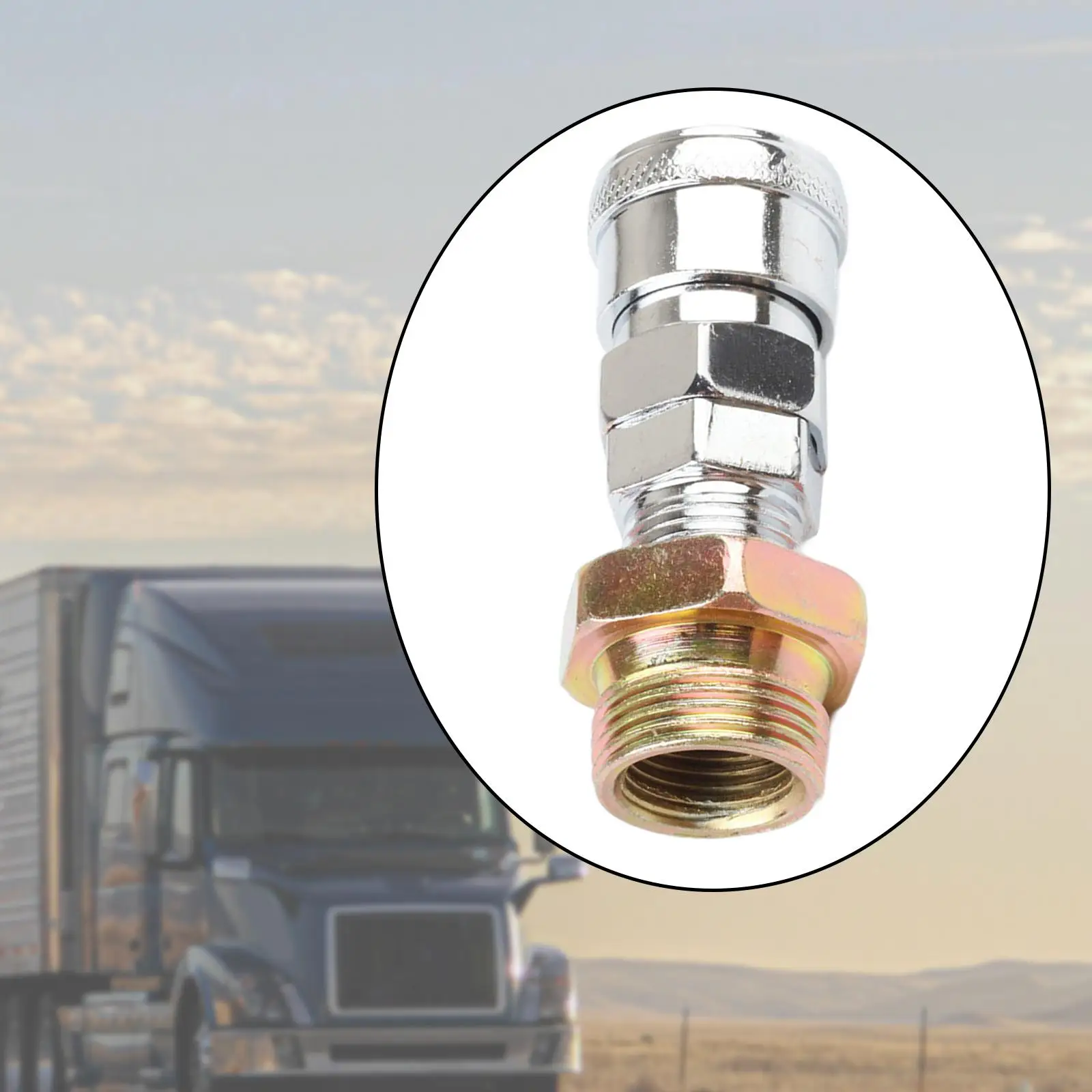 Trailer Gas Storage Tank Suction Connector High Pressure Air Intake Pipe Quick Connect for Dump Truck