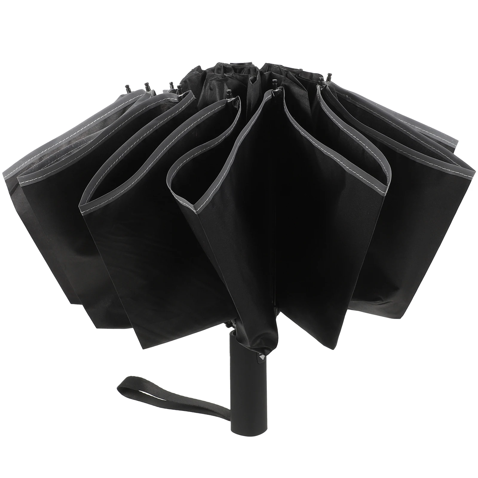 

Reflective Safety Automatic Folding Lightweight Alloy Frame Windproof Rain Sun Protection For Travel Portable Mini Umbrella With