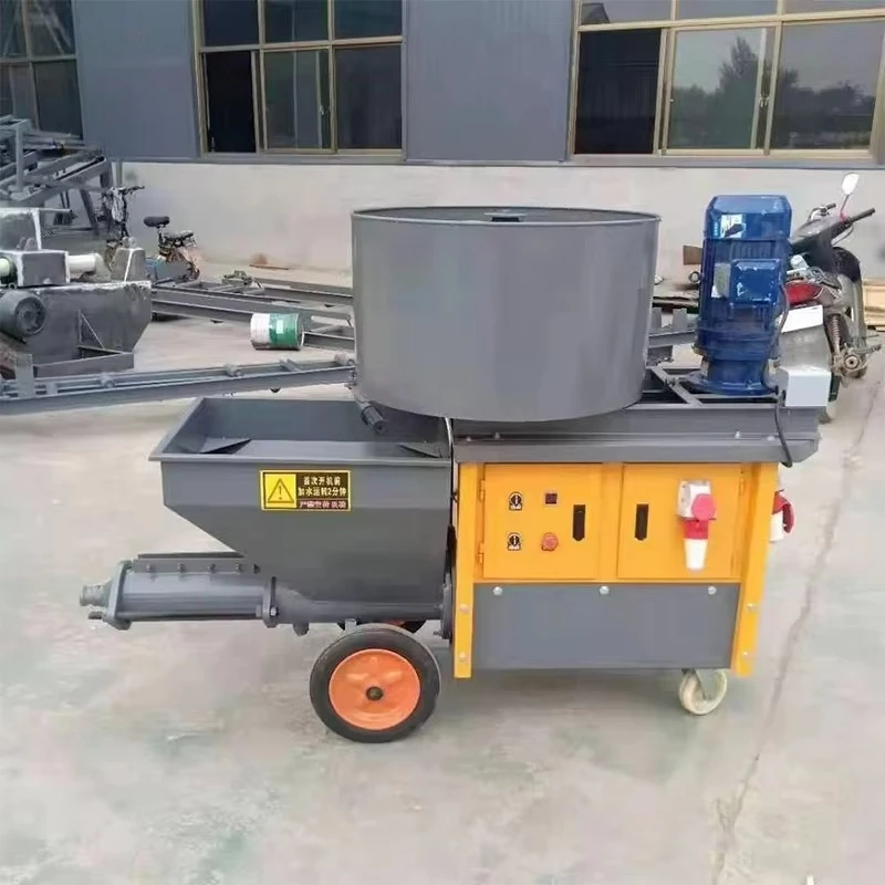 Hot Selling High Quality Motor Cement Sprayer Wall Plaster Mortar Paint Spraying Machine