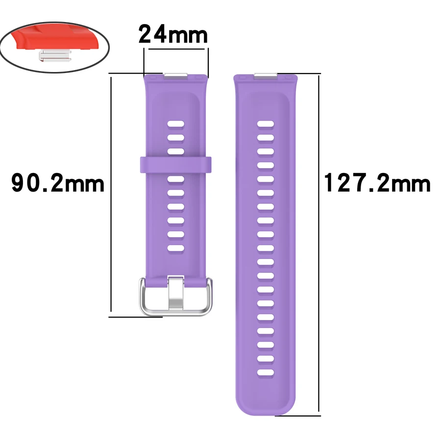 حزام سيليكون أصلي لساعة Huawei Watch Fit 3/4/4 Pro Band ملحقات بديلة سوار كوريا الرياضي لساعة Huawei Watch Fit 4