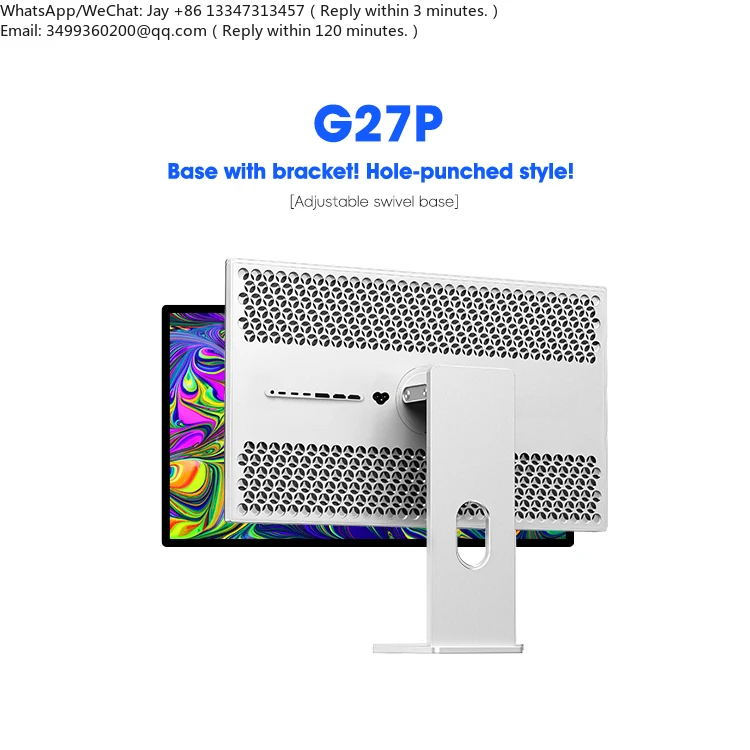 

KUYCON G27P 27 Inch 5K 75Hz LED Gaming Office Monitor Retina Display for Photography Design Desktop Use Aluminum Vertical