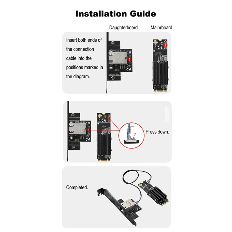 Reliablem.2 B+M Single-Port 10Gbe Netwerkkaart RJ45 Ethernet Netwerkadapter AQC113 Industriële Controle Grade Server Netwerkkaart