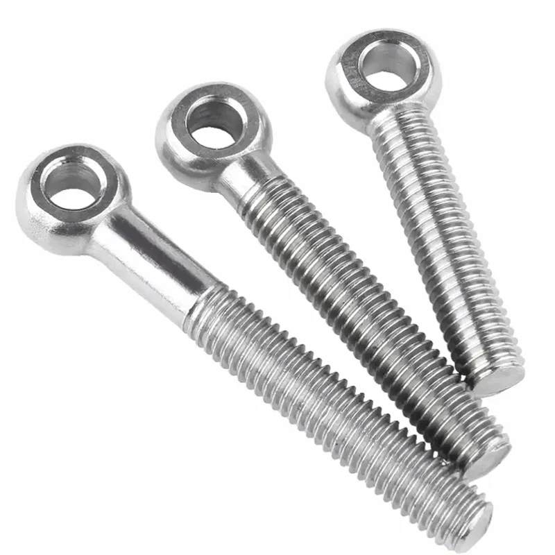 304 Stainless Steel Articulated Anchor Bolt M5-M24 Fisheye Eye Slip Hole Screw Live Bolt Stud for Hardware Accessories