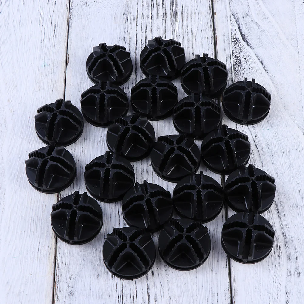 40 Pcs Kitchen Cabinet Shelves Buckle Wire Connectors Cube Connecting Tools Grid Organizer Abs Plastic