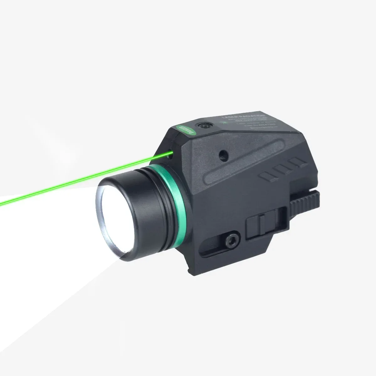 Tactical LED Flashlight Green / Red Laser Sight For mini Glock 17 19 Pistol Gun Light  Weapon Scout Light For 20mm Pictinny Rail