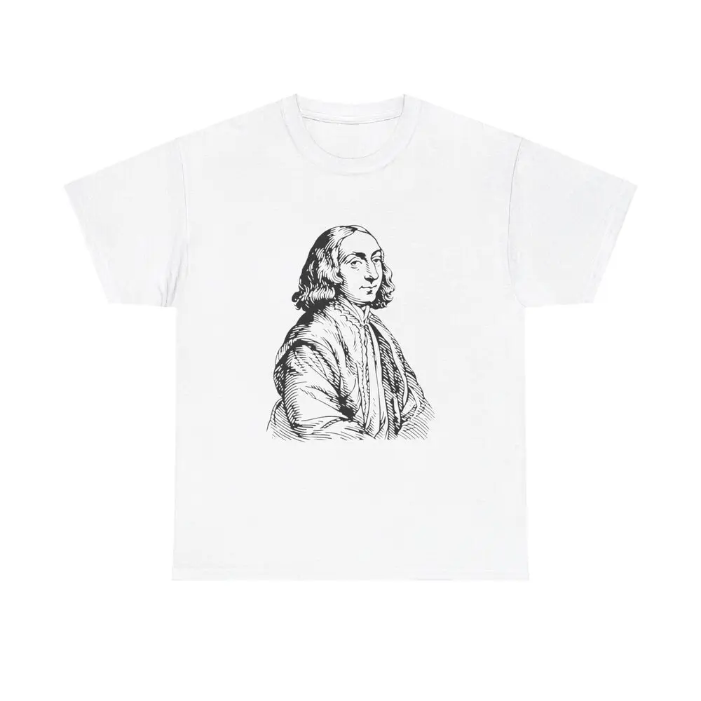 Blaise Pascal T-Shirt - math science philosophy french history genius portrait