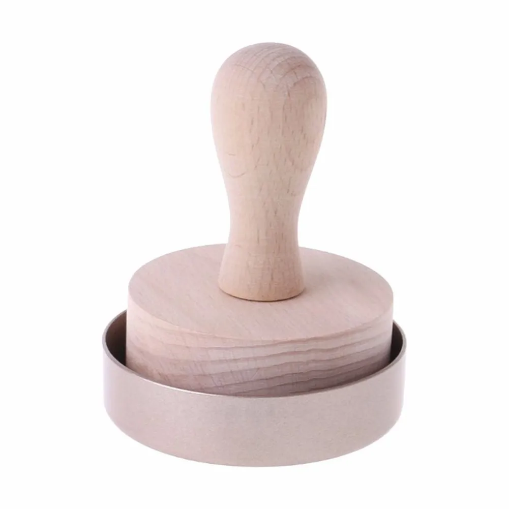 Aluminum Alloy + Wood Tart For Mold Pan for Non-Circular Baking Tasks Including Cakes Egg Tarts Bread and Soap