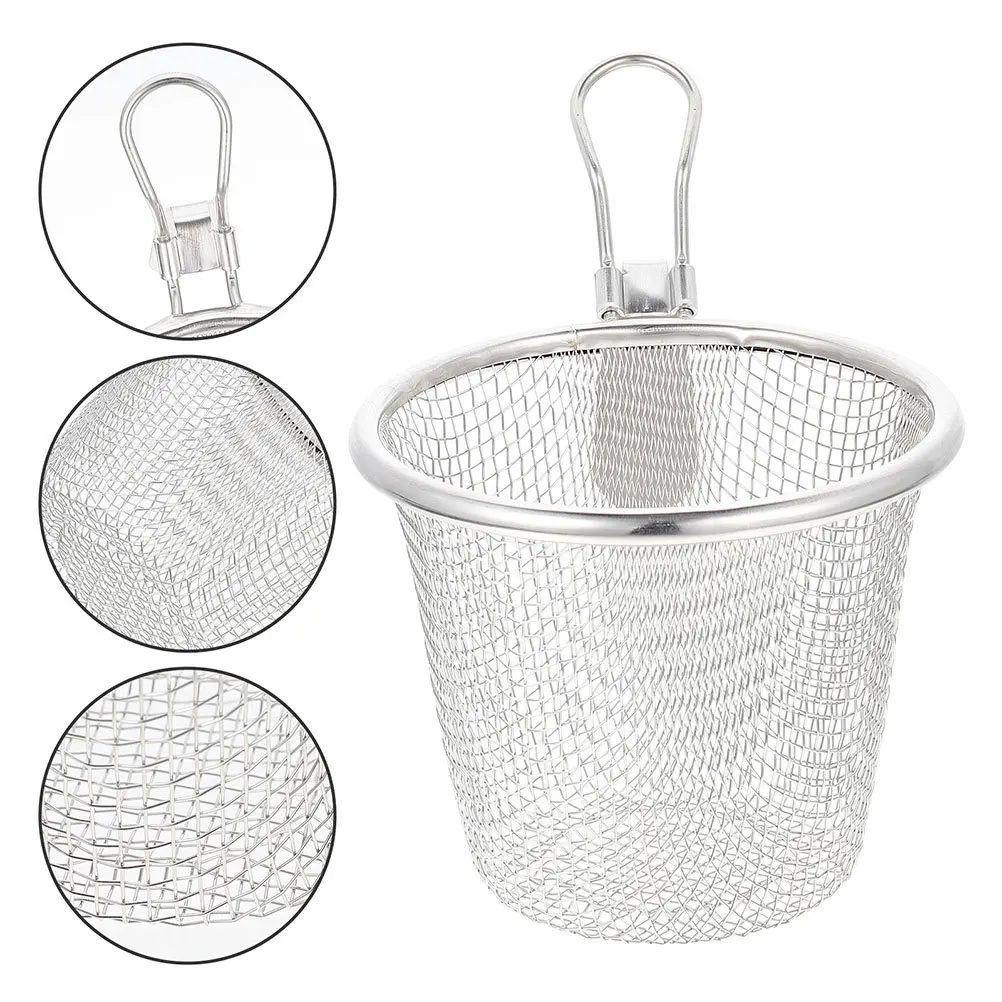 

2pcs Stainless Steel Reusable Kitchen Hot Pot Strainer Basket For Pasta Noodles Food Serving Colander Mesh Filter Tool