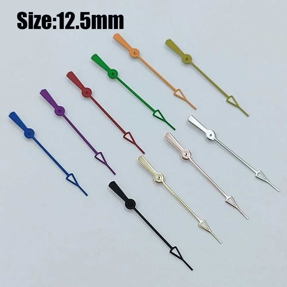 Watch Accessories Watch Hands Multi Color Luminous Second Pointer Suitable for NH35 NH36 7S26 7S36 4R35 4R36 Movement 12.5mm