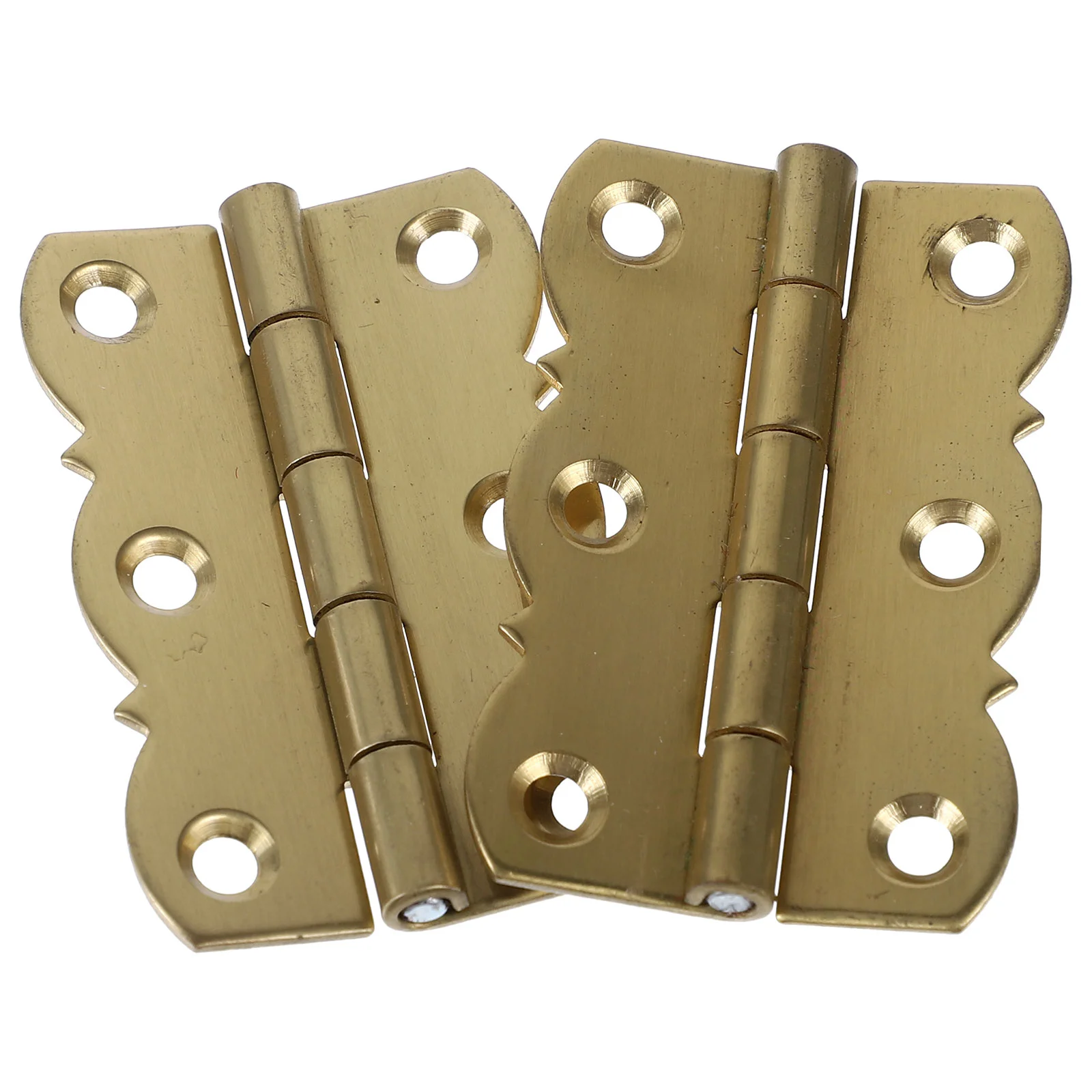 2 Pcs Piano Hinge Hinges for Cabinet Doors Butler Tray Wooden Copper Musical Instrument