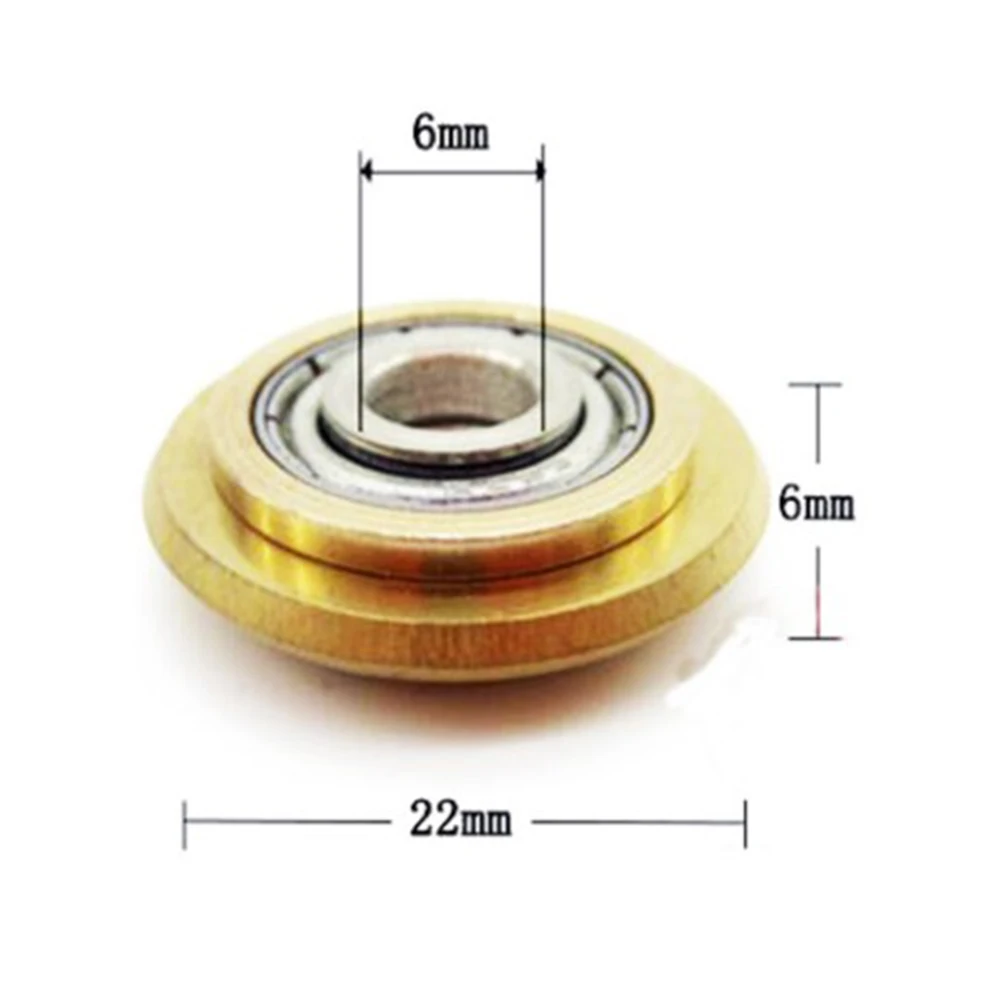 Lame de coupe-carrelage en carbure de tungstène, roulement, céramique, verre, couteaux de roue, outils de coupe de verre, 22x6x6mm