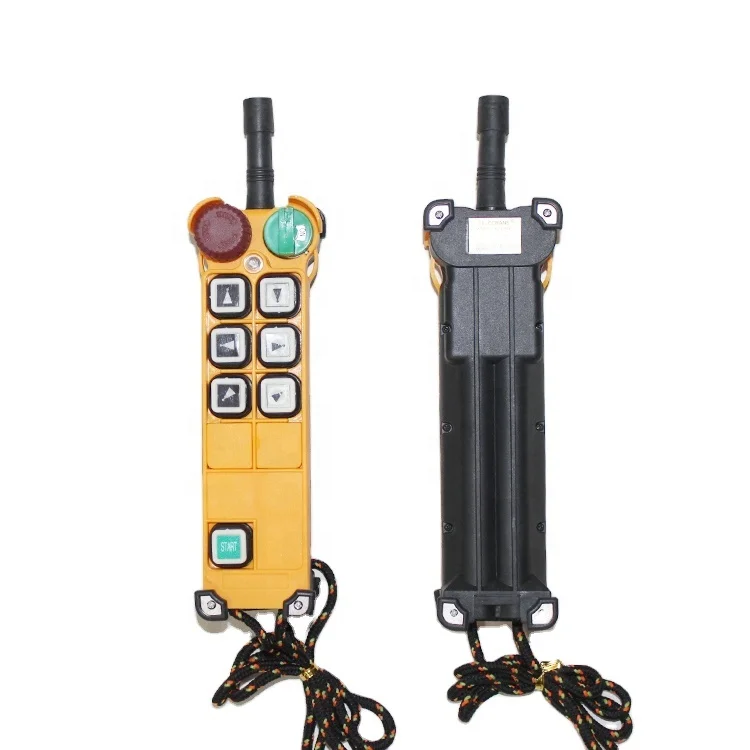 Telecrane universal wireless remote control F24-6D 6 buttons transmitter and receiver for crane