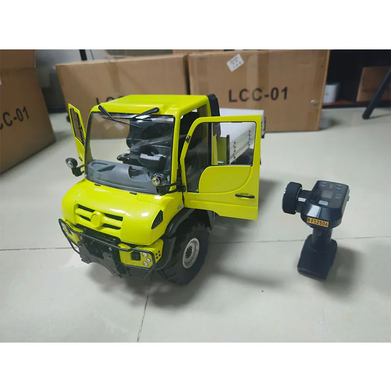 نموذج مركبة هندسية Unimog 23 للبالغين ، سيارة بتحكم عن بعد ، سيارة محاكاة تسلق ، جديد ،