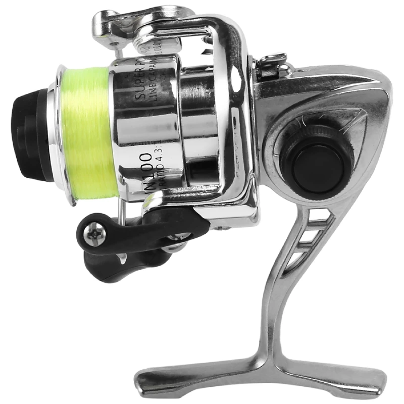 Mini 100 Pocket Spinning Fishing Reel Fishing Tackle Small Spinning Reel 4.3:1 Metal Wheel Pesca Small Reel