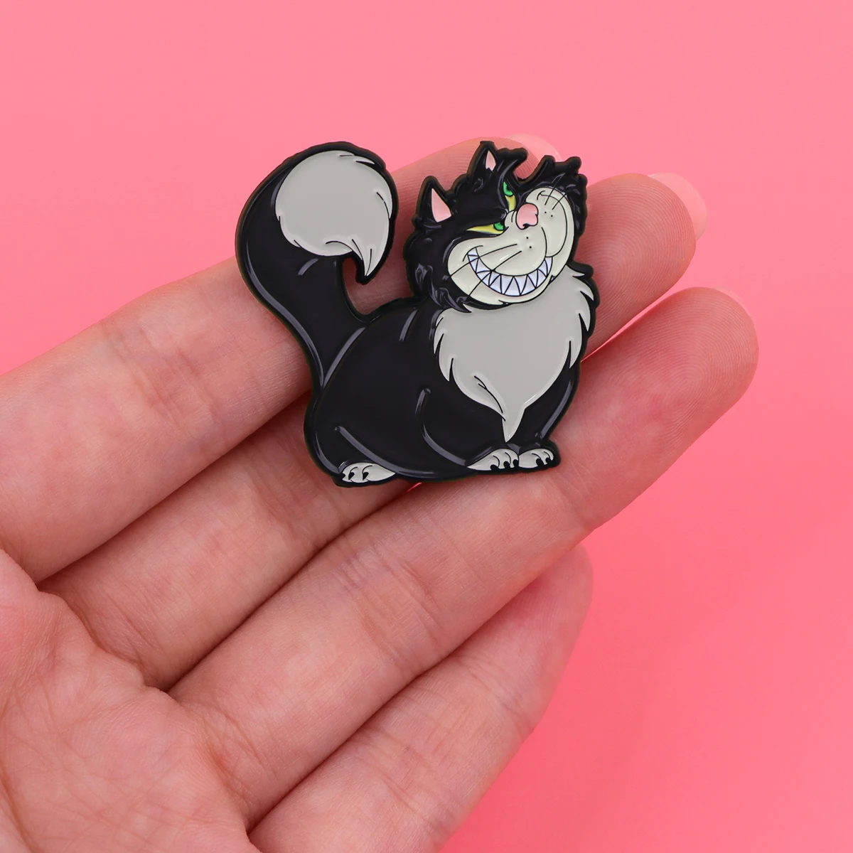Funny Black Cat Enamel Pins Cartoon Women\'s Brooches Men Lapel Pins Badge on Backpack Costume Accessories Animal Jewelry Gifts
