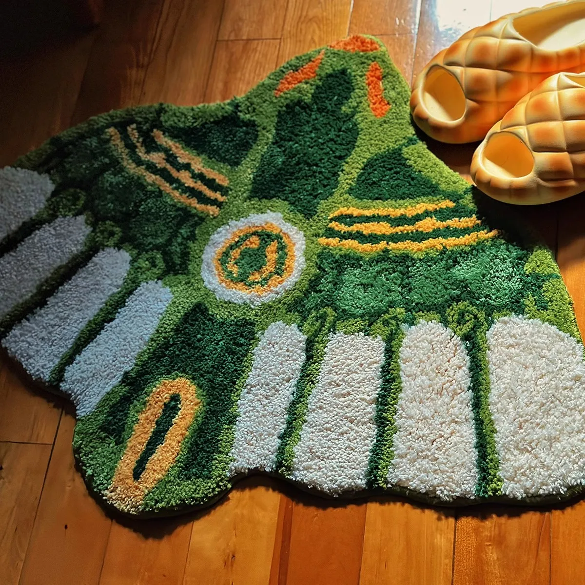 

Tufting Glider Bathroom Mat Soft Cartoon Kids Game Pad Living Room Carpet Anti-slip Bedroom Hallway Rug Home Decor 60x90cm