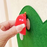 Baby Felt Board Play Food Toys Wall Sticker Fruits Vegetables Pretend Play Kitchen Games Fine Motor Skills Early Educational Toy 5