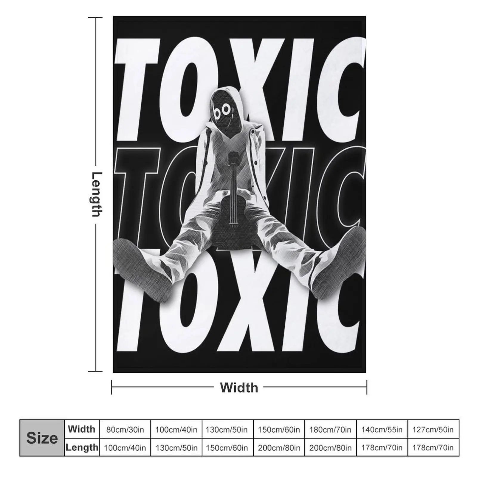 Boywithuke toxic boywithuke canzoni coperta da tiro copriletto coperte pesanti per dormire