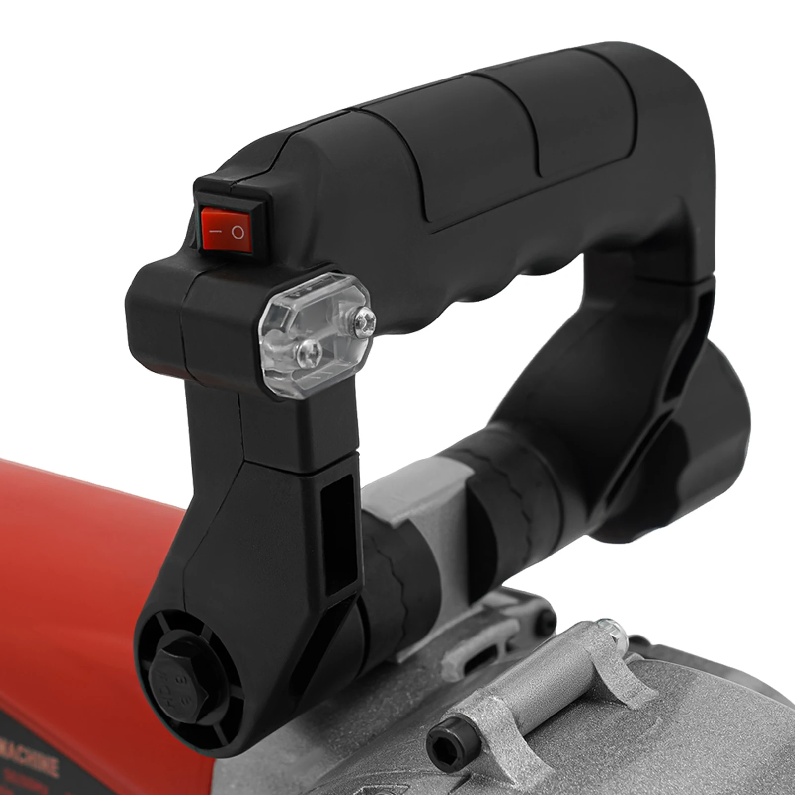 Staubfreier Wandfräser mit Laser-Zielhilfe | 2800W 125mm Elektrische Schlitzfräsmaschine mit 5 Klingen | Betonschneider – Detail 14