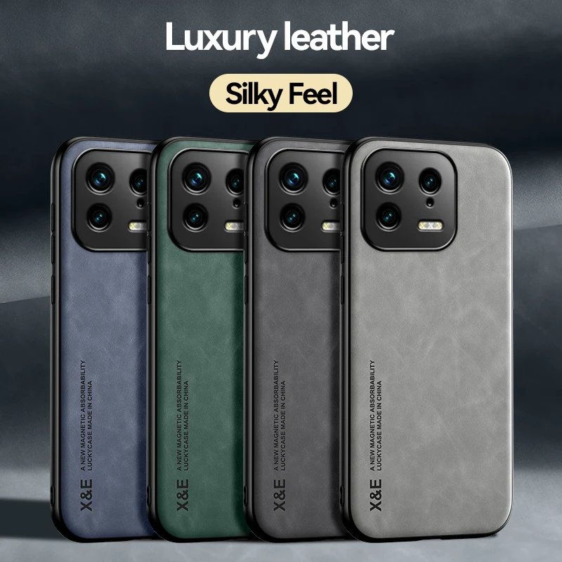 For Xiaomi 13 Luxury Leather Magnetic Case Shockproof Bumper Soft Back Cover For Xiaomi 13 Pro 13 Lite