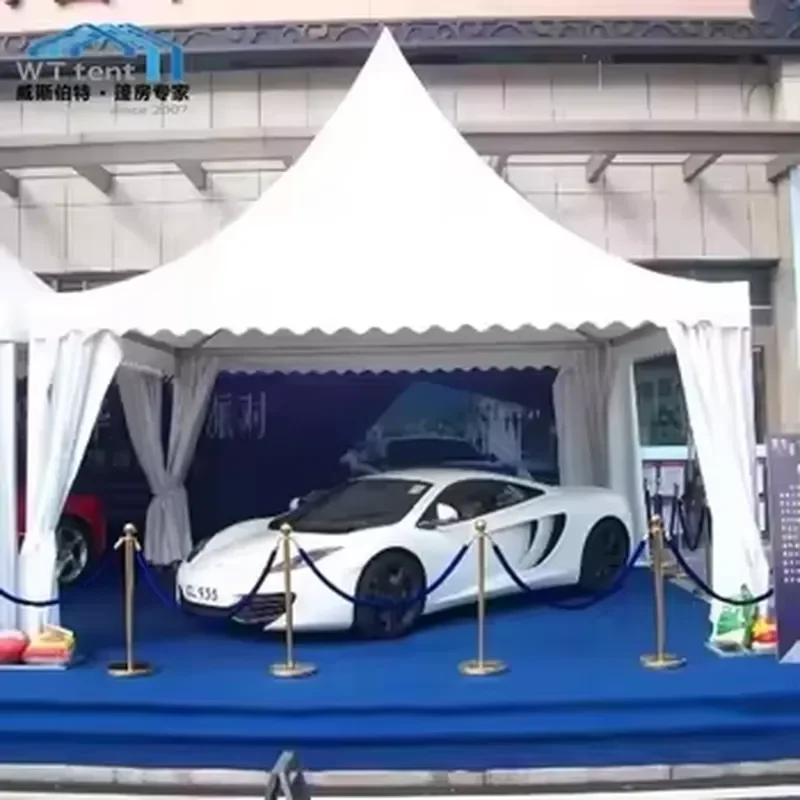 for European Garden Pagoda Tent 5m x 5m Aluminum Frame PVC Material Outdoor Event Party Wedding Canopy Shelter for Sale